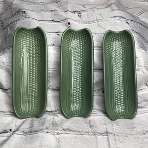 Pfaltzgraff Naturewood Ceramic Corn Holders